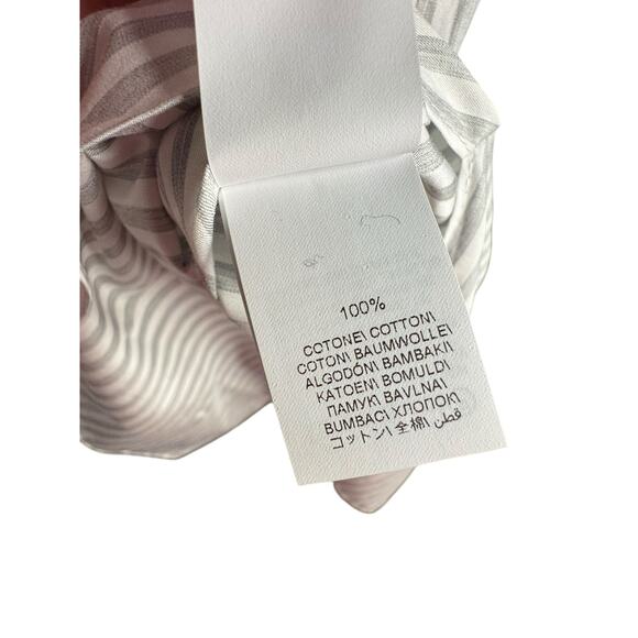 Brunello Cucinelli NWT Cotton Embellished Striped Shirt Dress in White Size XL - Picture 4 of 12
